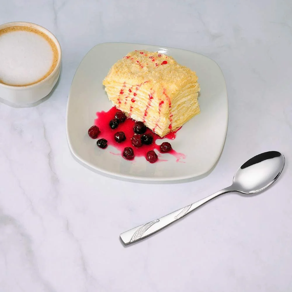 Десертна ложка Bringer Нержавіюча сталь 16.5 см, набір 12 штук, фото №5