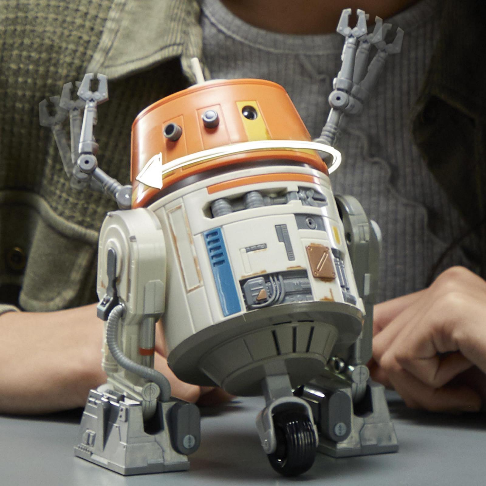 Аніматронна іграшка Star Wars Chatter Back Chopper для дітей, 40+ комбінацій звуків і рухів, фото №6