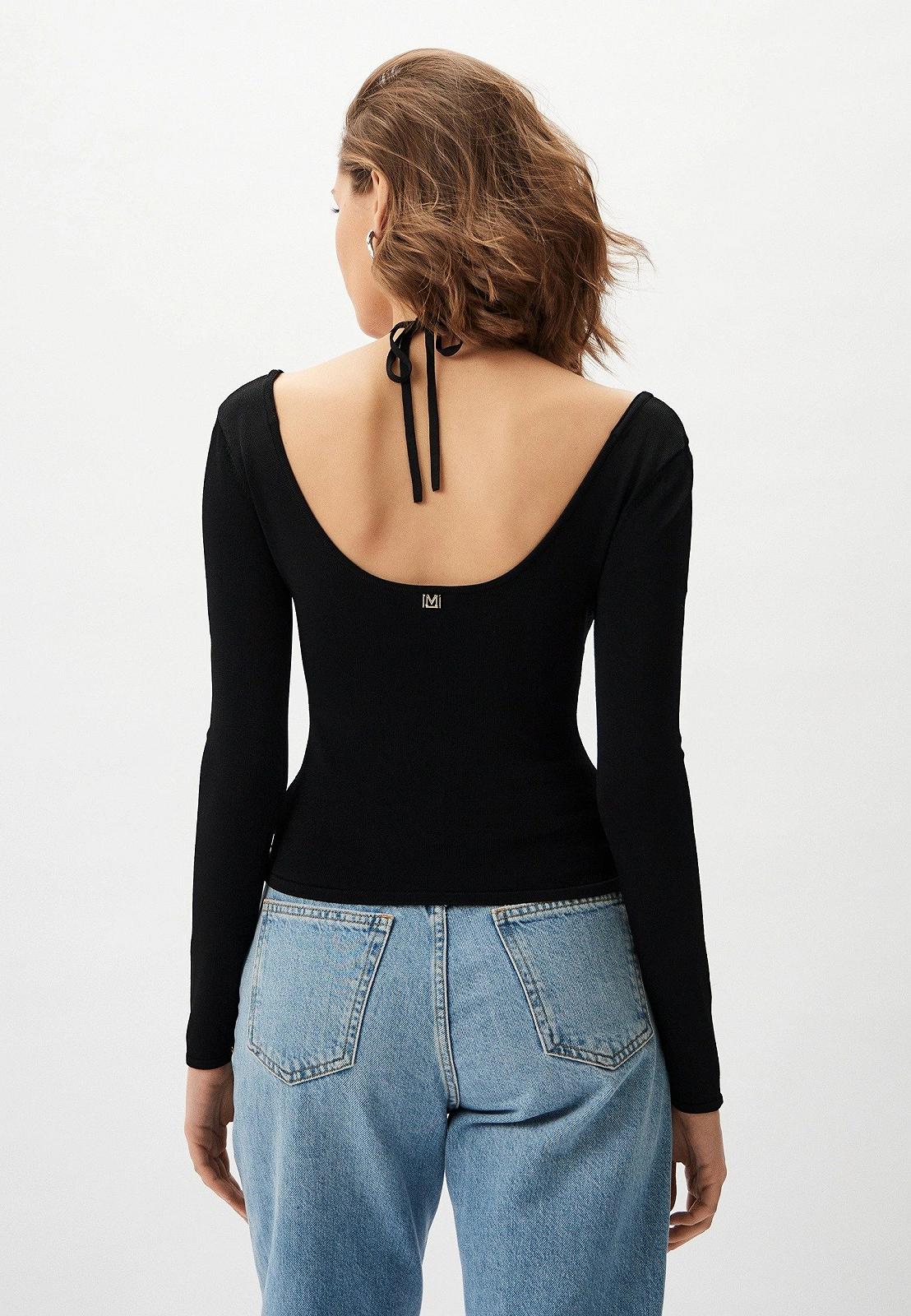 Жіноча футболка з довгим рукавом Guess by Marciano Чорний - M, фото №5