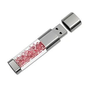 Купити USB 3.0 Flash Drive Jewelry Crystal Rhinestone Waterproof Shockproof Transparent - Фото 1 USB 3.0 Flash Drive Jewelry Crystal Rhinestone Waterproof Shockproof Transparent - Фото 1