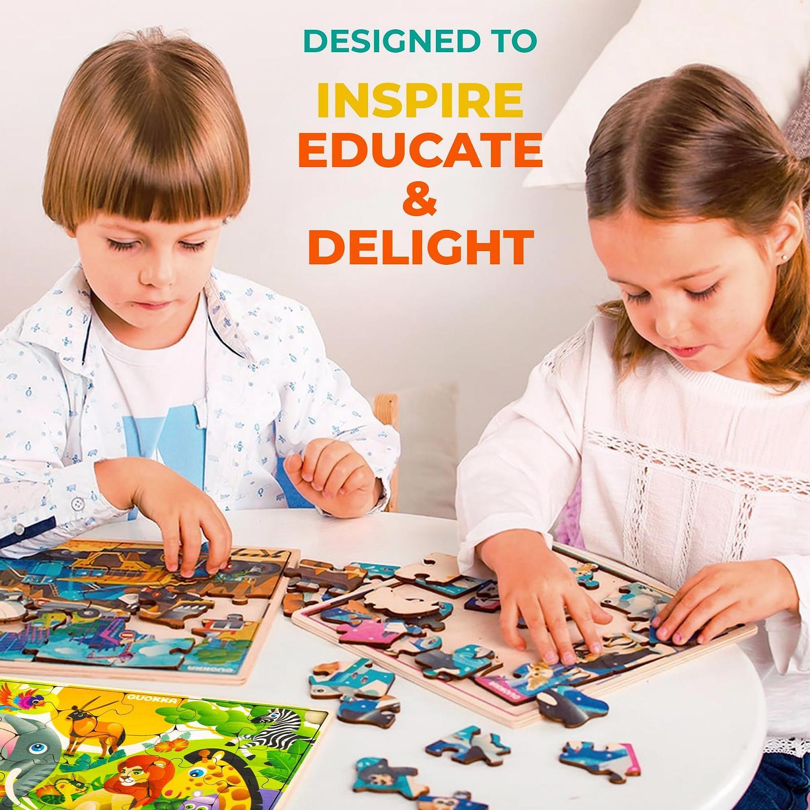 Деревянный пазл QUOKKA Africa 28 деталей, фото №5 Деревянный пазл QUOKKA Africa 28 деталей, фото №5