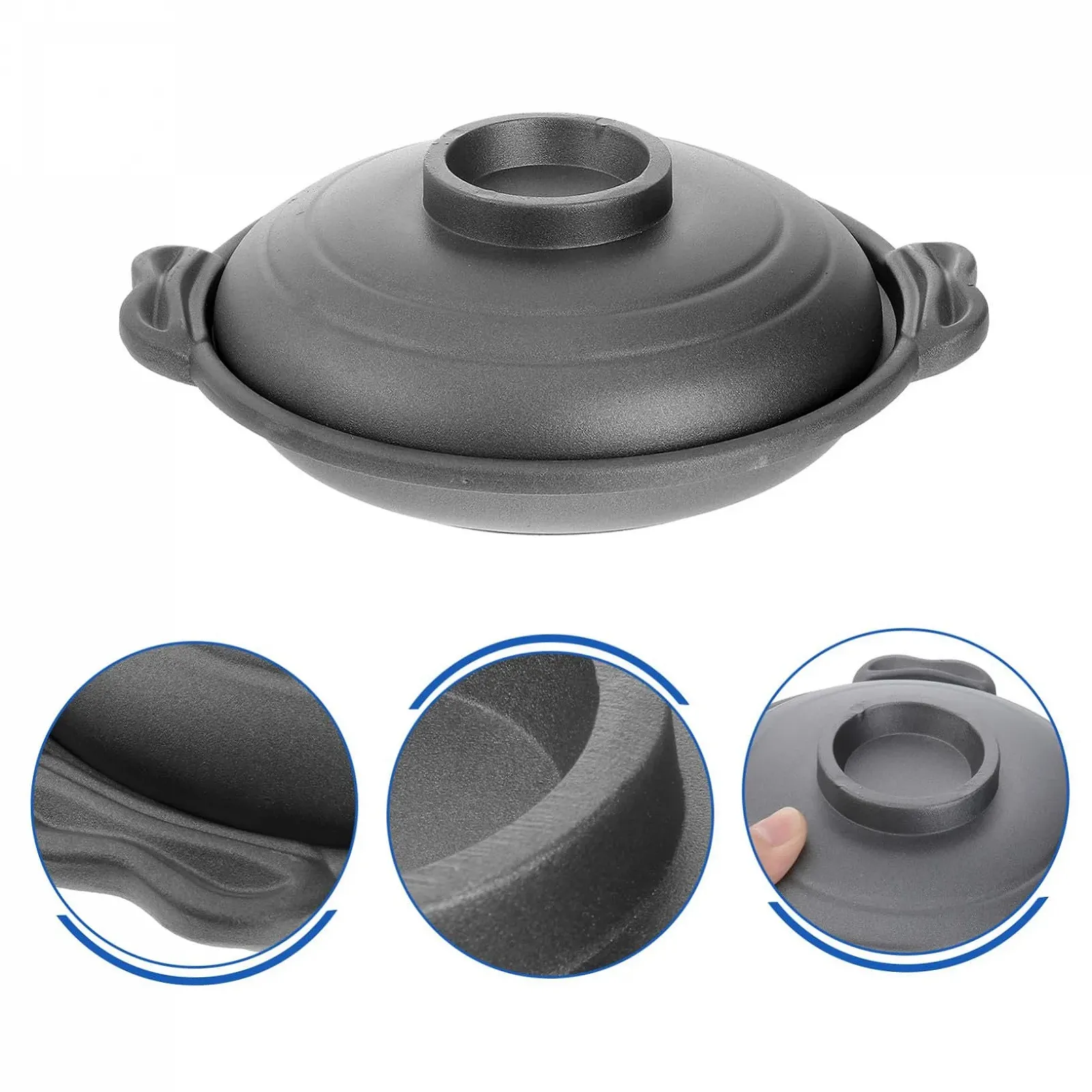 Кастрюля Garneck керамическая антипригарная жаропрочная, фото №4