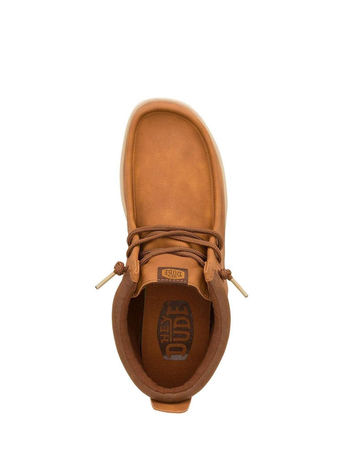 Чоловічі черевики Wally Mid Gripr Classic Cognac Brown шкіряні, фото №6