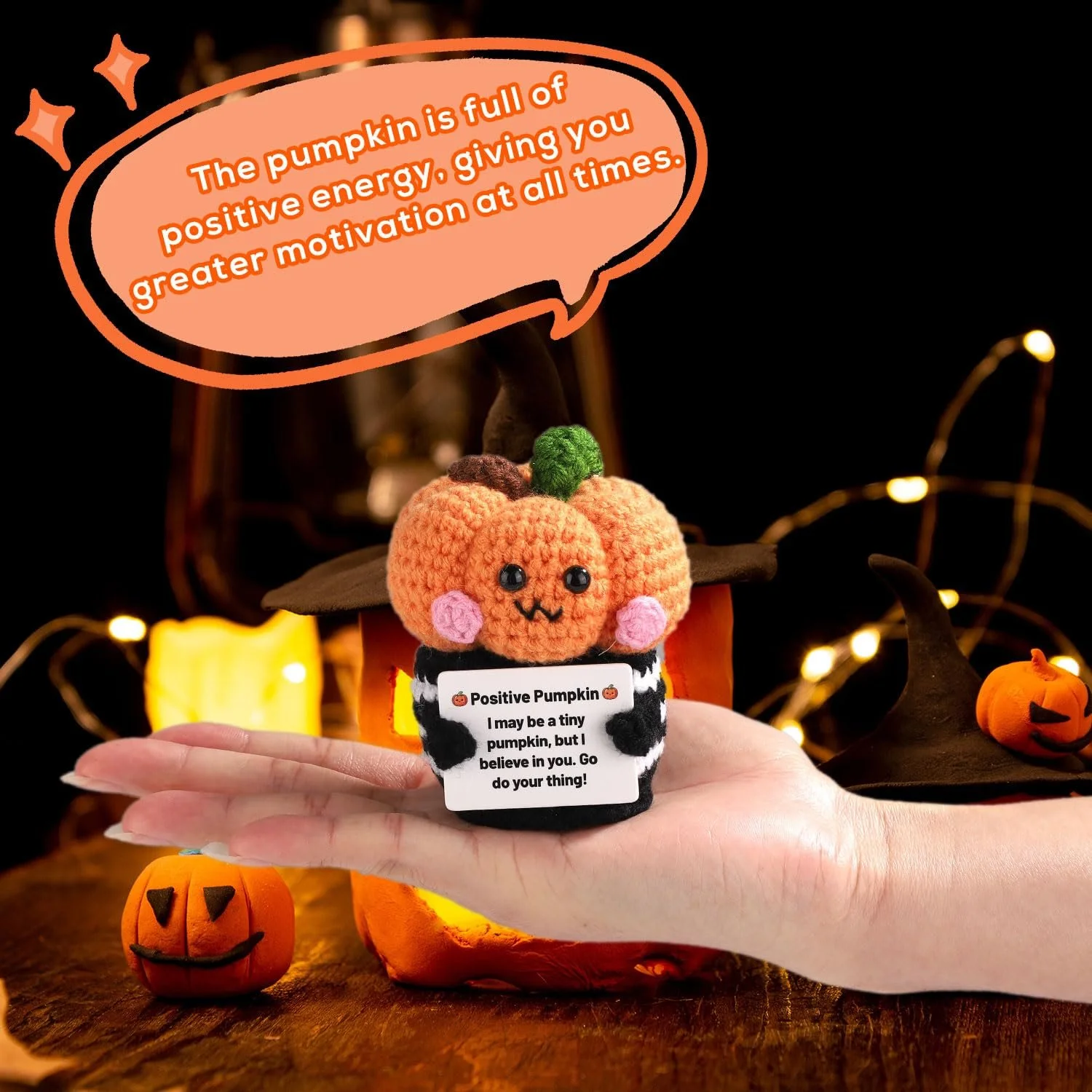 TOYMIS Positive Pumpkin Вязаные тыквы Эмоциональная поддержка, фото №5 TOYMIS Positive Pumpkin Вязаные тыквы Эмоциональная поддержка, фото №5