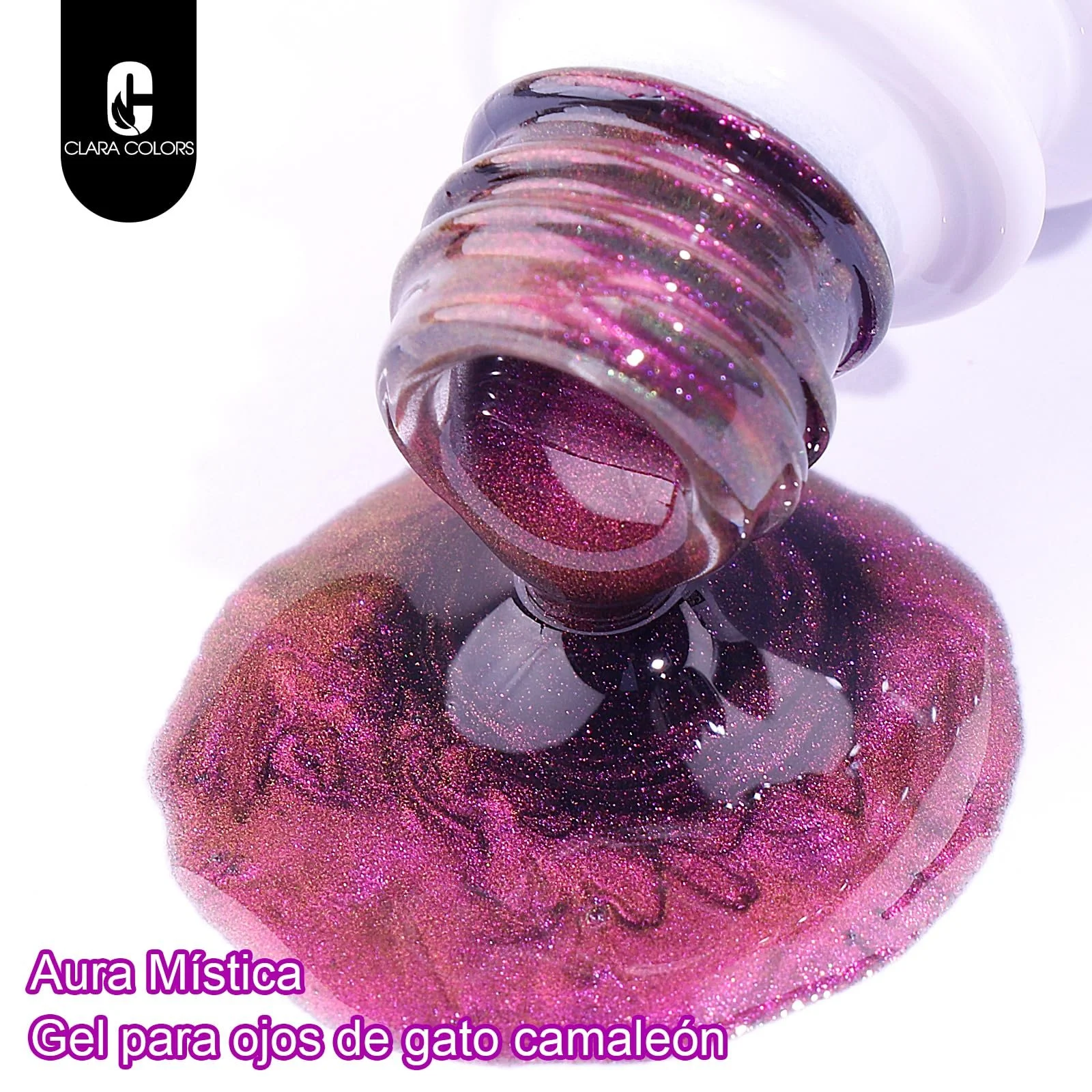 Гель-лак Clara Colors, набір, 21 колір, хамелеон, 9D котяче око, фото №2