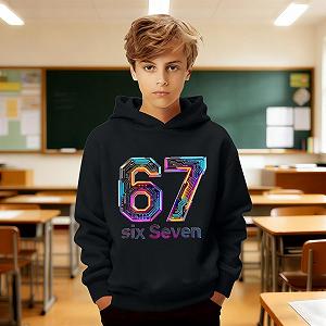 Худи Lässig детский с модным принтом для мальчиков, идеально подходит для активного отдыха и школы synthetic.ua - Фото 1