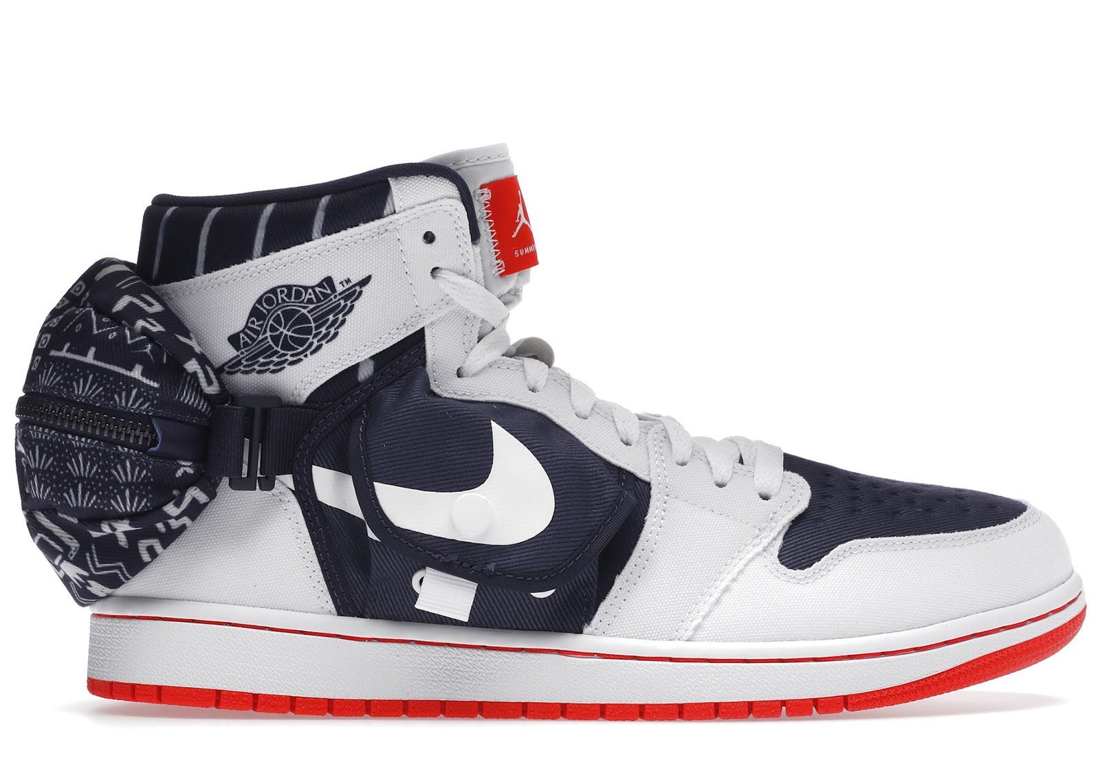 Кроссовки Jordan 1 Retro High OG SP Utility Quai 54 (2022) размер 41, фото №1