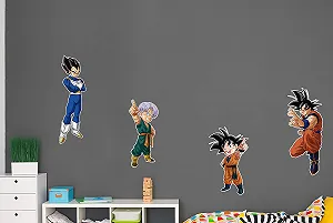 Наклейка на стіну Dragon Ball Super DBS Вінілова 90 x 60 см synthetic.ua - Фото 1