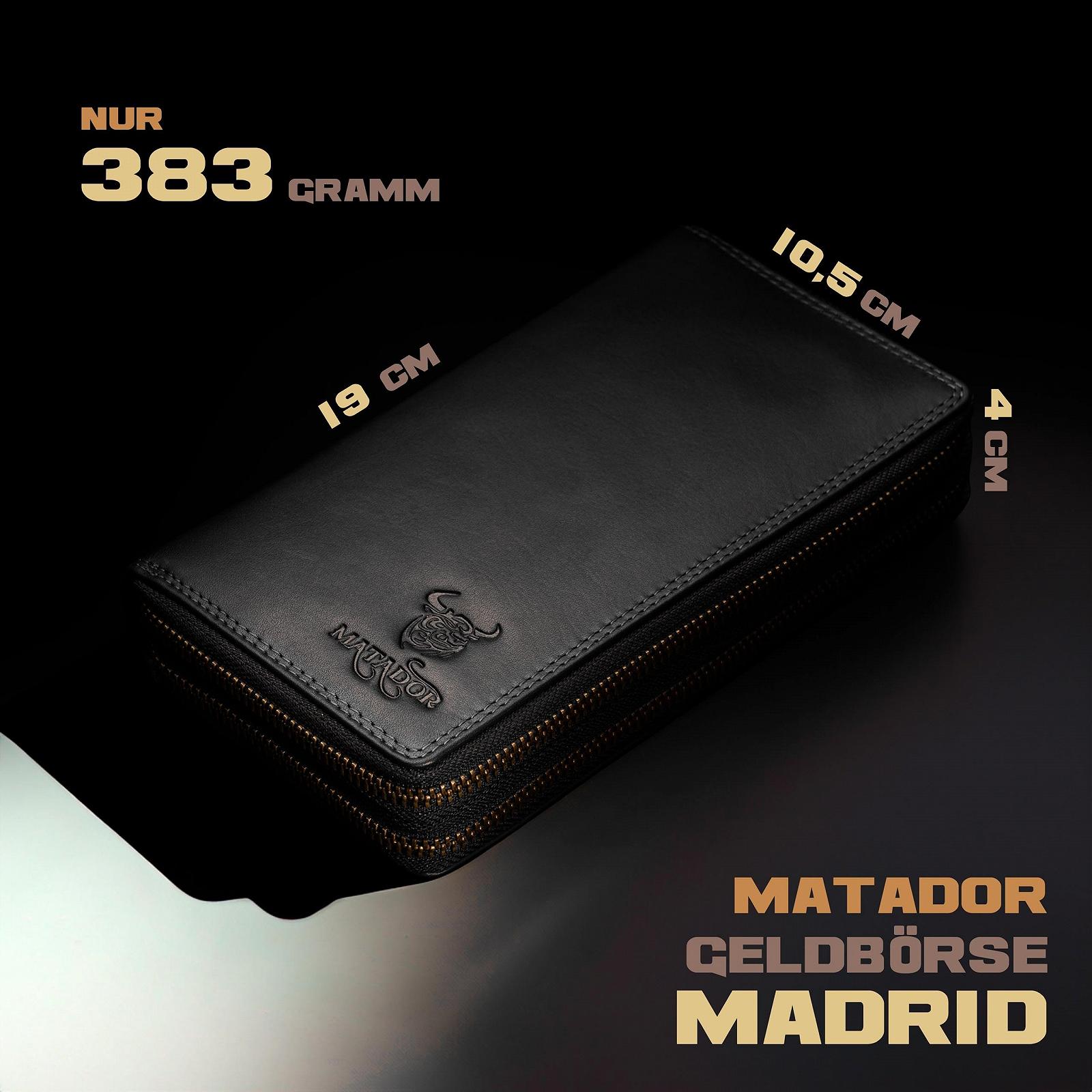 Гаманець жіночий Matador Long Вінтажний 3628-vintage Чорний, фото №2