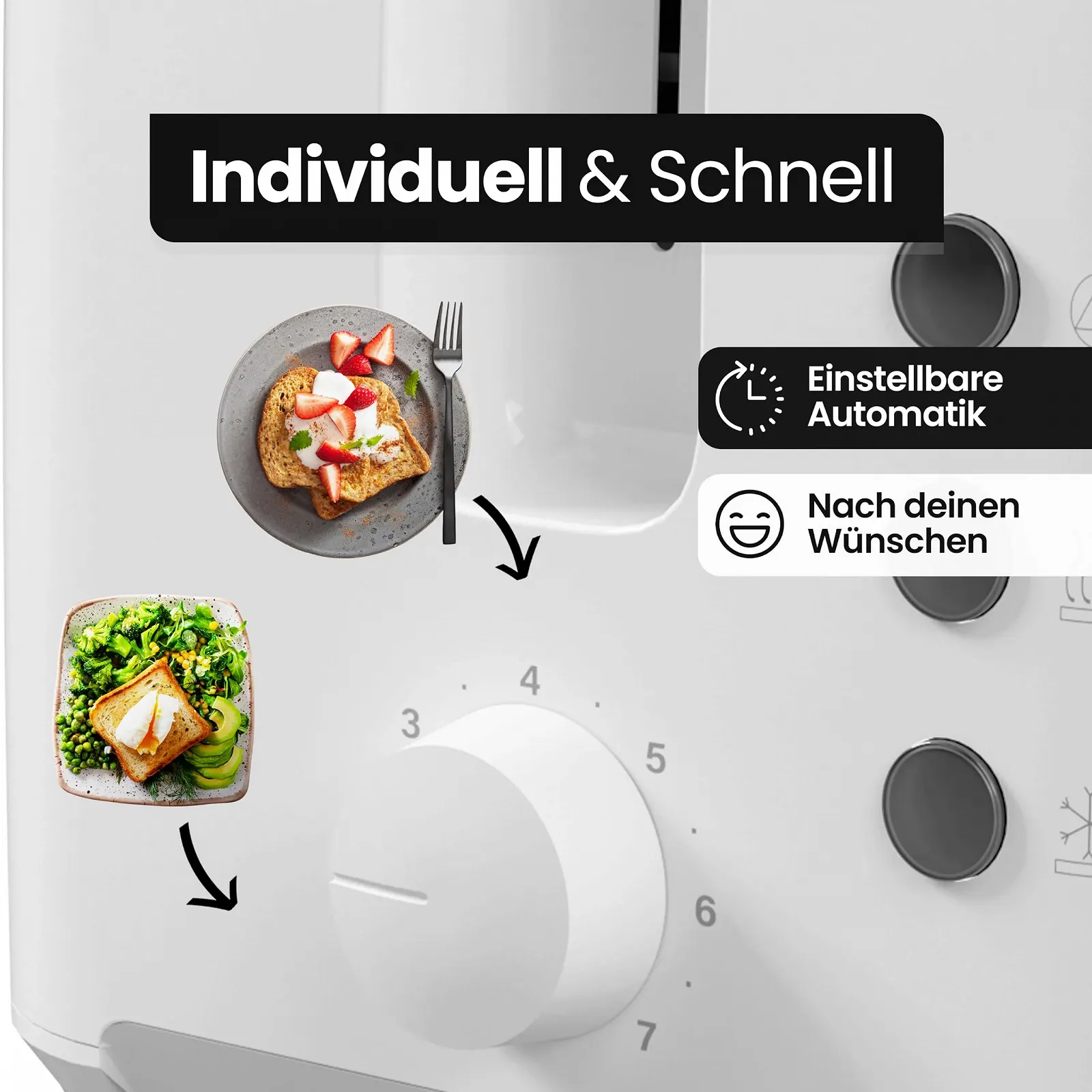 Тостер Bomann TA 6065 CB Білий, фото №6