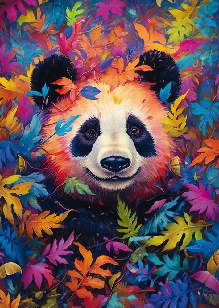 Пазл Schmidt Spiele 59781 Panda Bear in Rainbow Forest 1000 элементов, фото №1