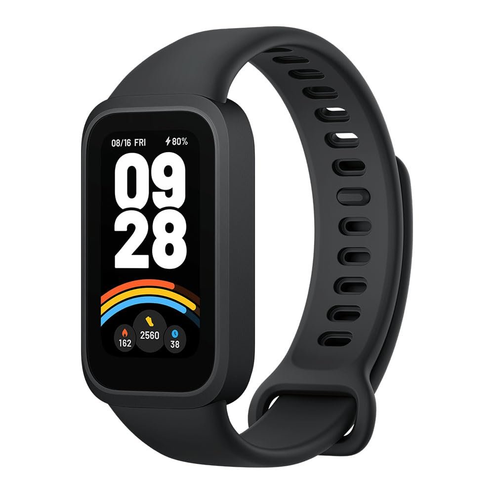 Фитнес-браслет Xiaomi Smart Band 9 Active Черный 1.47 дюйма TFT, 450 нит, 50 спортивных режимов, датчик SPO₂, водонепроницаемость 5ATM, фото №1
