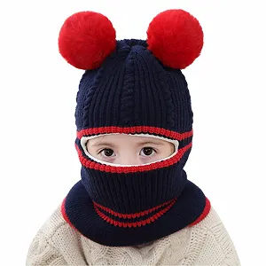 Детская Зимняя Шапка для Девочек Теплая - Фото 1