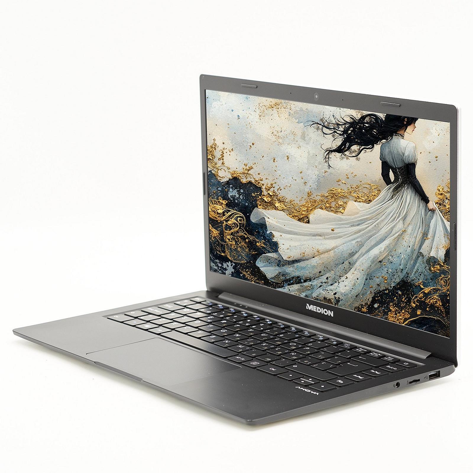 Ноутбук 14" Medion (Lenovo Group) Akoya E4251 Intel RAM 8 ГБ SSD 512 ГБ Intel Graphics IPS FullHD Метал Win10 (4485), фото №4