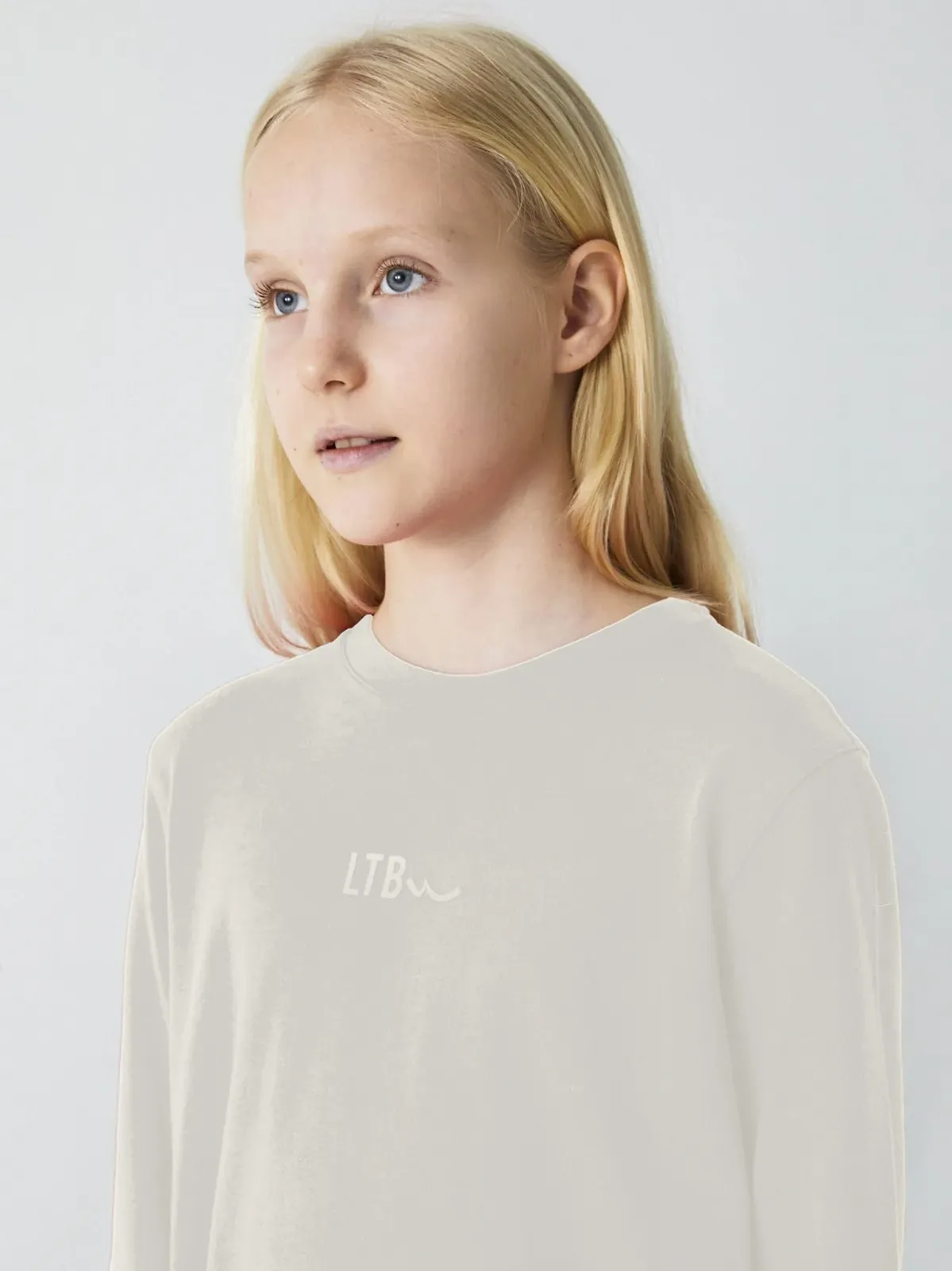 Світшот LTB Jeans Manege для дівчаток, розмір 152, білий, фото №4