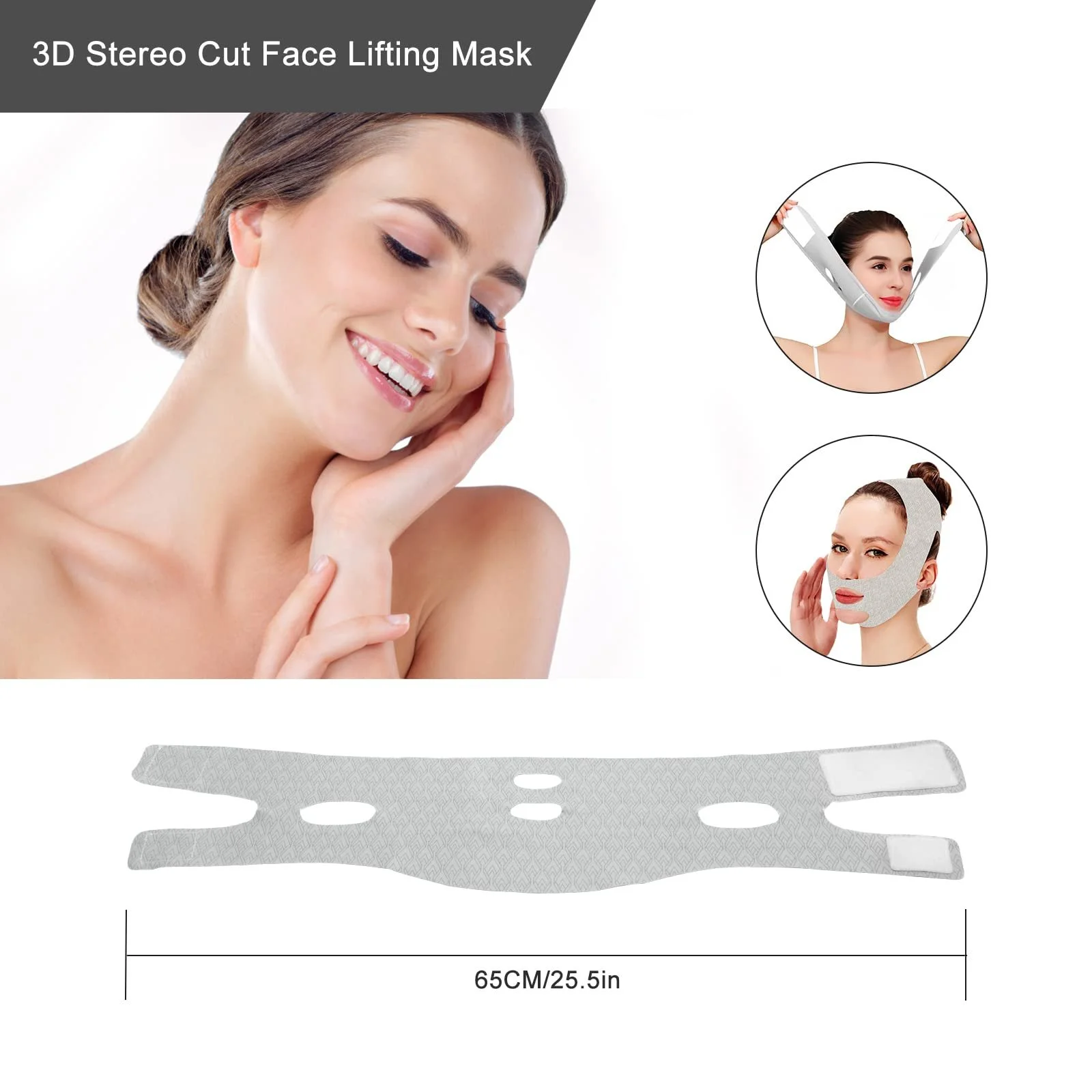 Маска для сну для моделювання обличчя TNSLAND Beauty, V Shape, фото №7