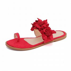 Шлепанцы Женские Летние Цветочные - Фото 1