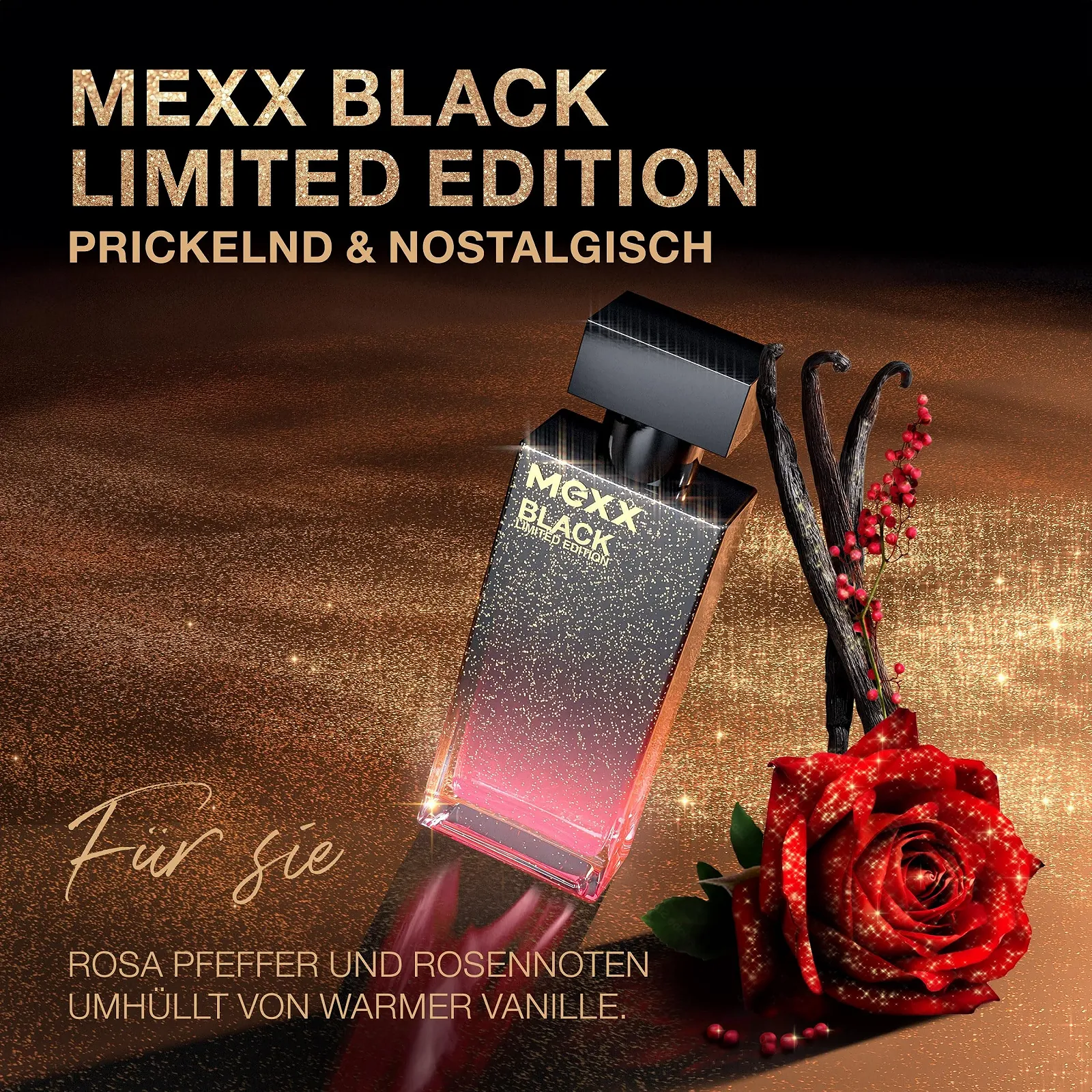 Туалетная Вода MEXX Black Limited Edition Цветочный Амбровый для Женщин 30 мл, фото №5