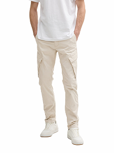 Штани Tapered cargo trousers 1044724-10336 Tom Tailor Бежевий XL - Фото 1
