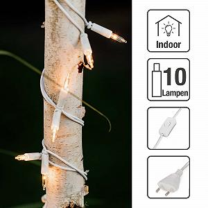 Гирлянда Hellum 831153 Mini Fairy Lights 10 Лампочек 1.35 м Белый synthetic.ua - Фото 1