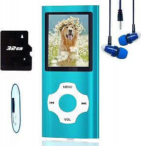 MP3 плеер Hotechs Slim Design 32GB Card Digital LCD Display 1.8 Inch FM Radio - Фото 1
