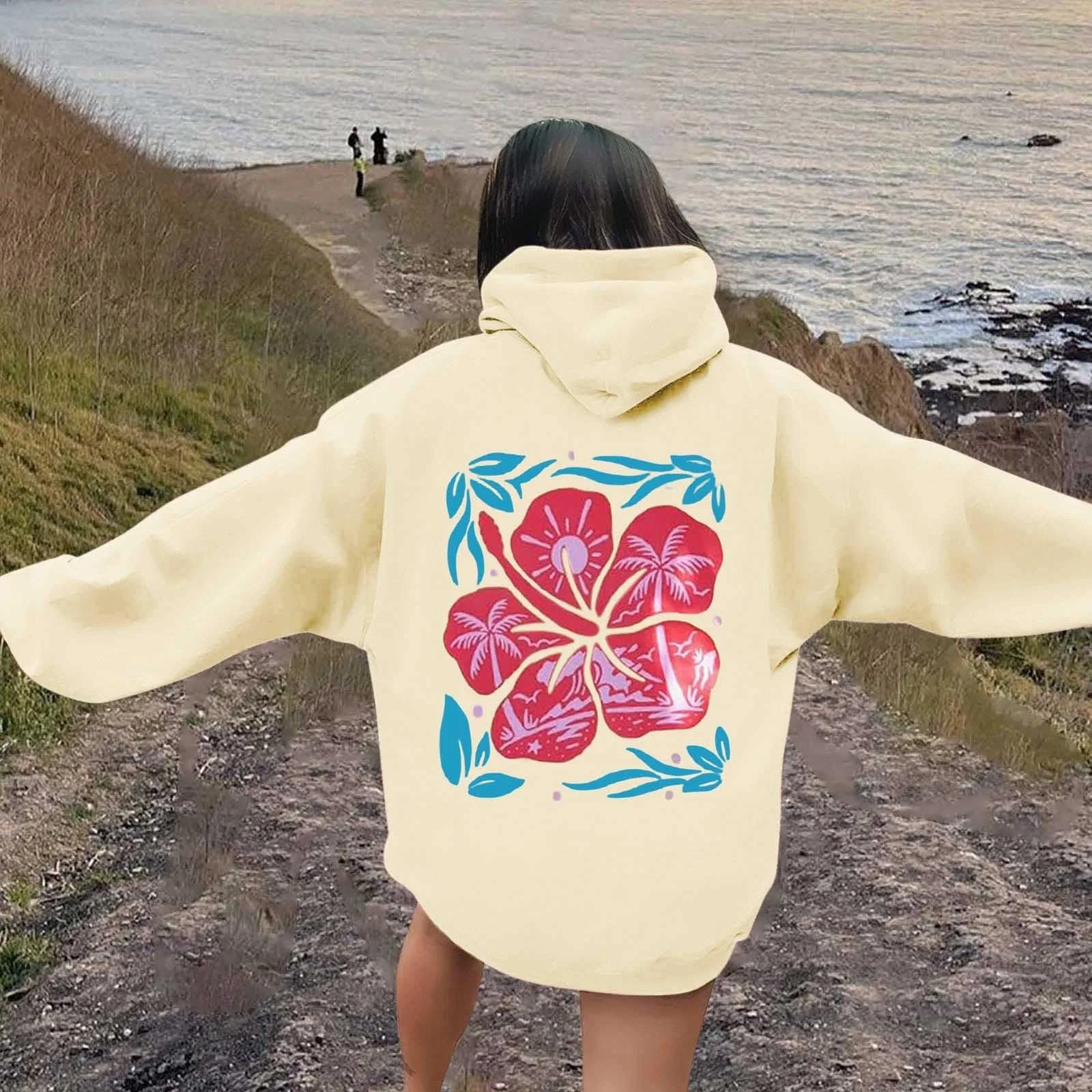 Женский худи на молнии y2k Patchwork с карманом, однотонный, в стиле хип-хоп, Harajuku Grunge Streetwear, фото №3