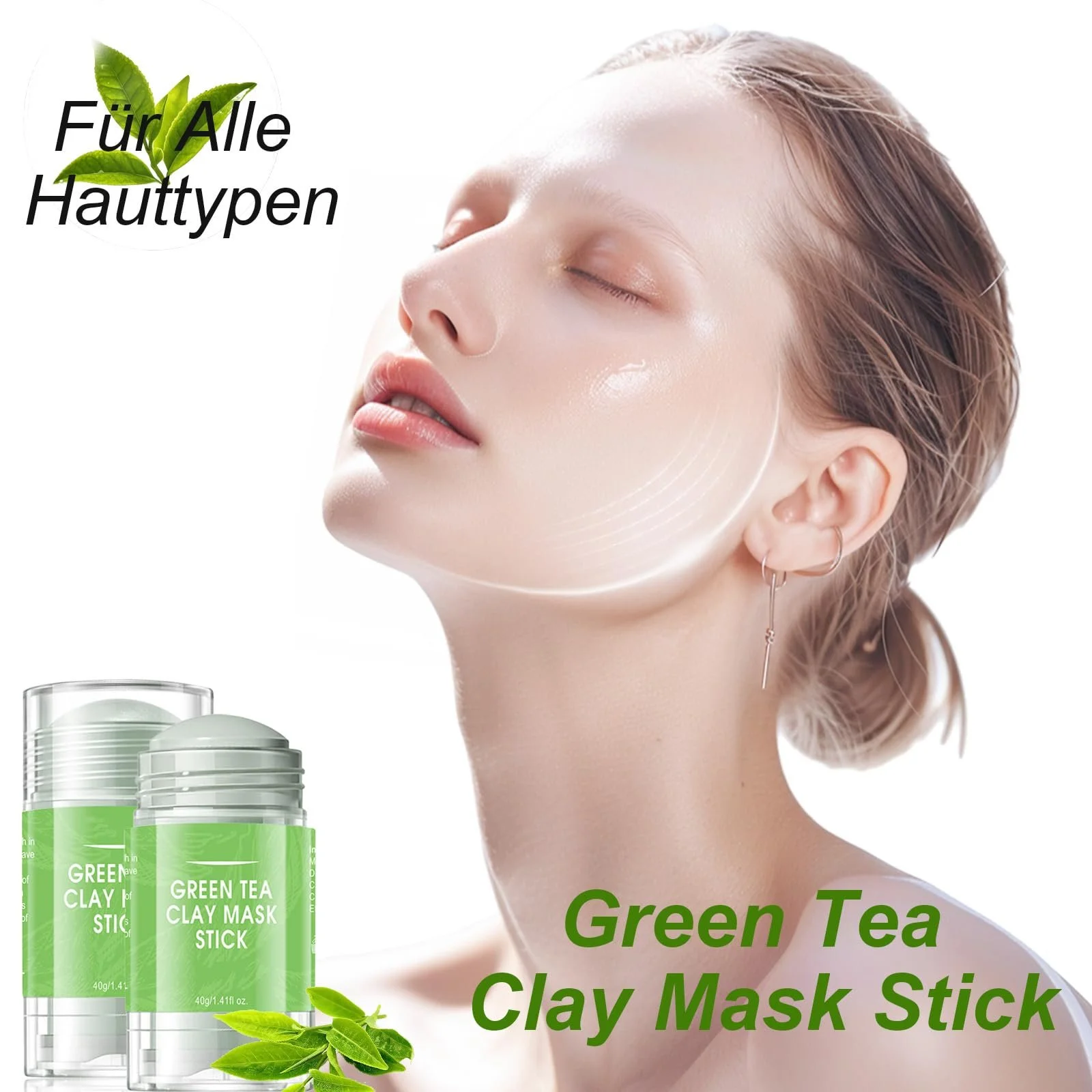 Маска-стік Глина Зелений Чай, фото №5