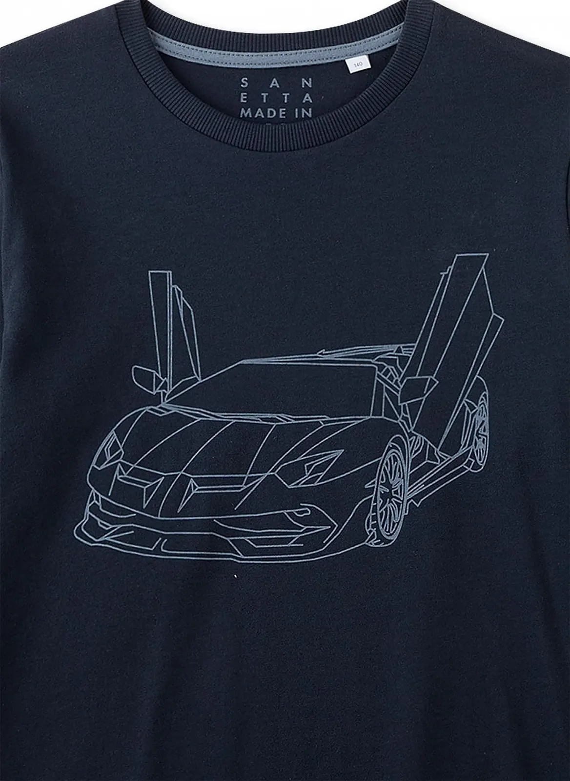 Піжама Sanetta для хлопчиків довга Синя, фото №3