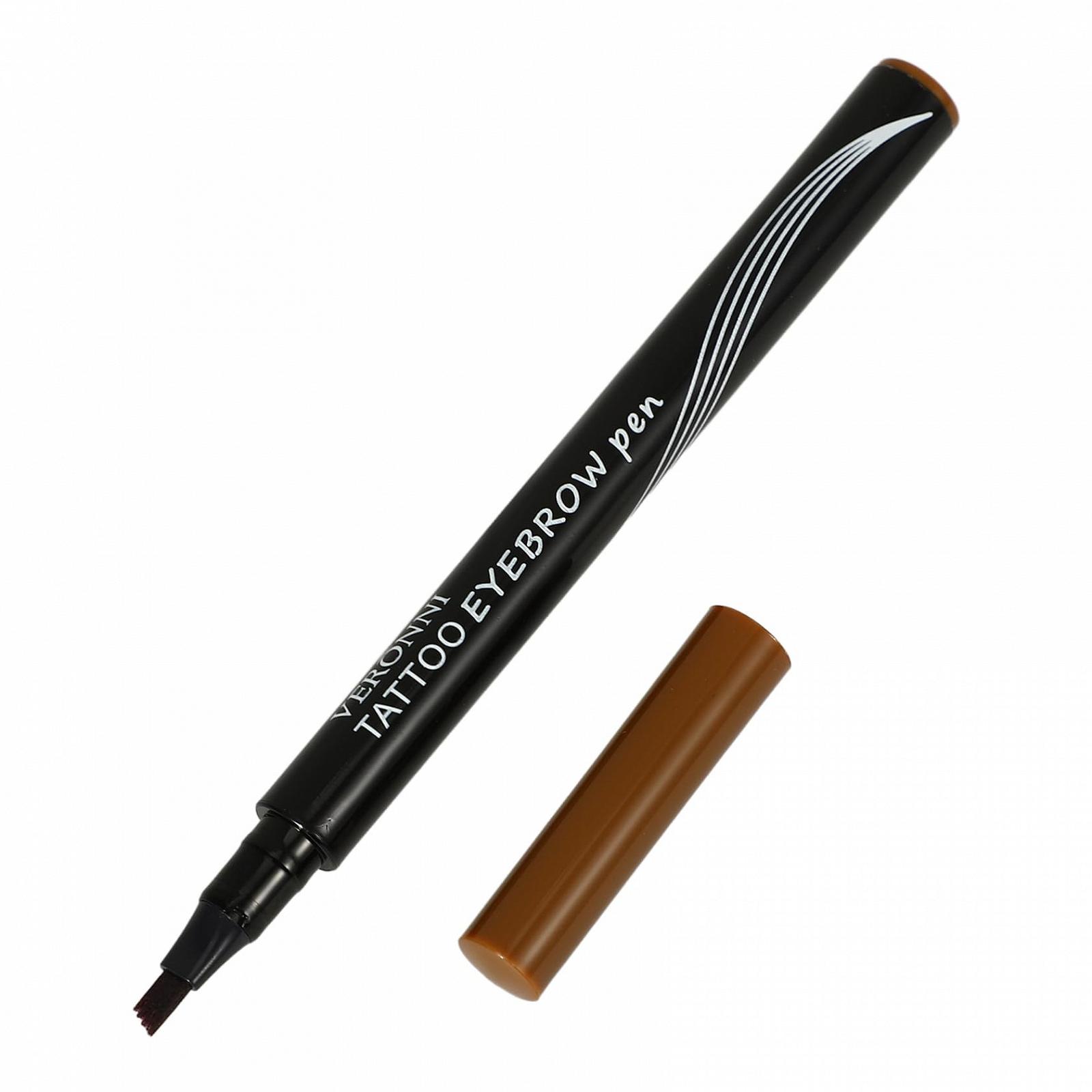 Косметика Beaupretty 5 штук Вилка для бровей четыре зубчика водостойкий женский макияж, фото №2