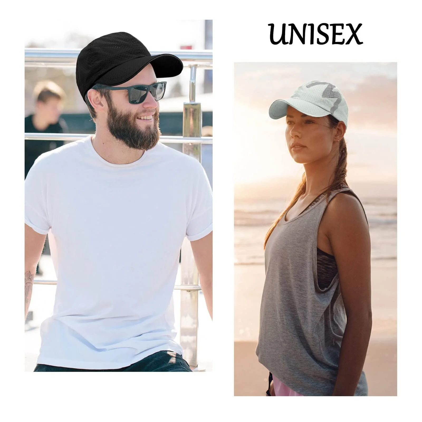 Бейсболка спортивная сетчатая быстросохнущая регулируемая для бега, фото №4