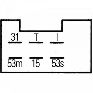 Реле HELLA, інтервал склоочисника 5WG 002 450-121 для AEBI O +K LIEBHERR synthetic.ua - Фото 1