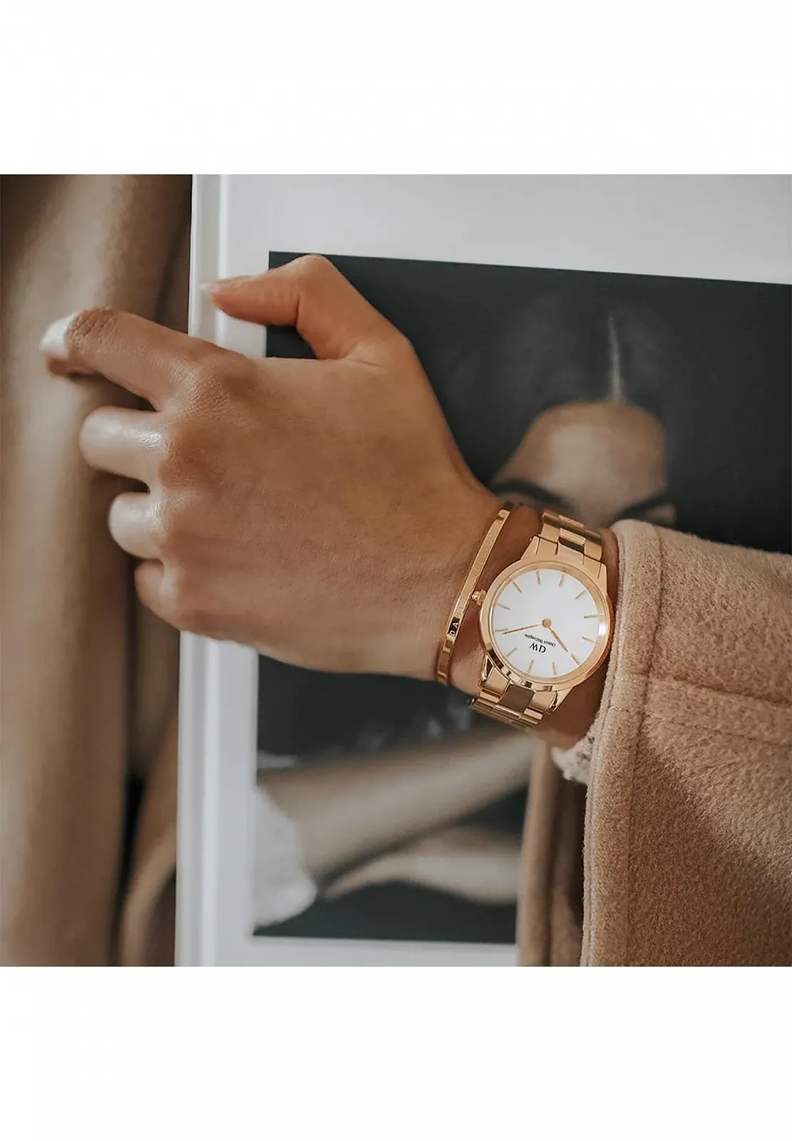 Годинник Daniel Wellington Iconic Rose Gold нержавіюча сталь (316L) золото DW00100343-AMZUK, фото №2 Годинник Daniel Wellington Iconic Rose Gold нержавіюча сталь (316L) золото DW00100343-AMZUK, фото №2