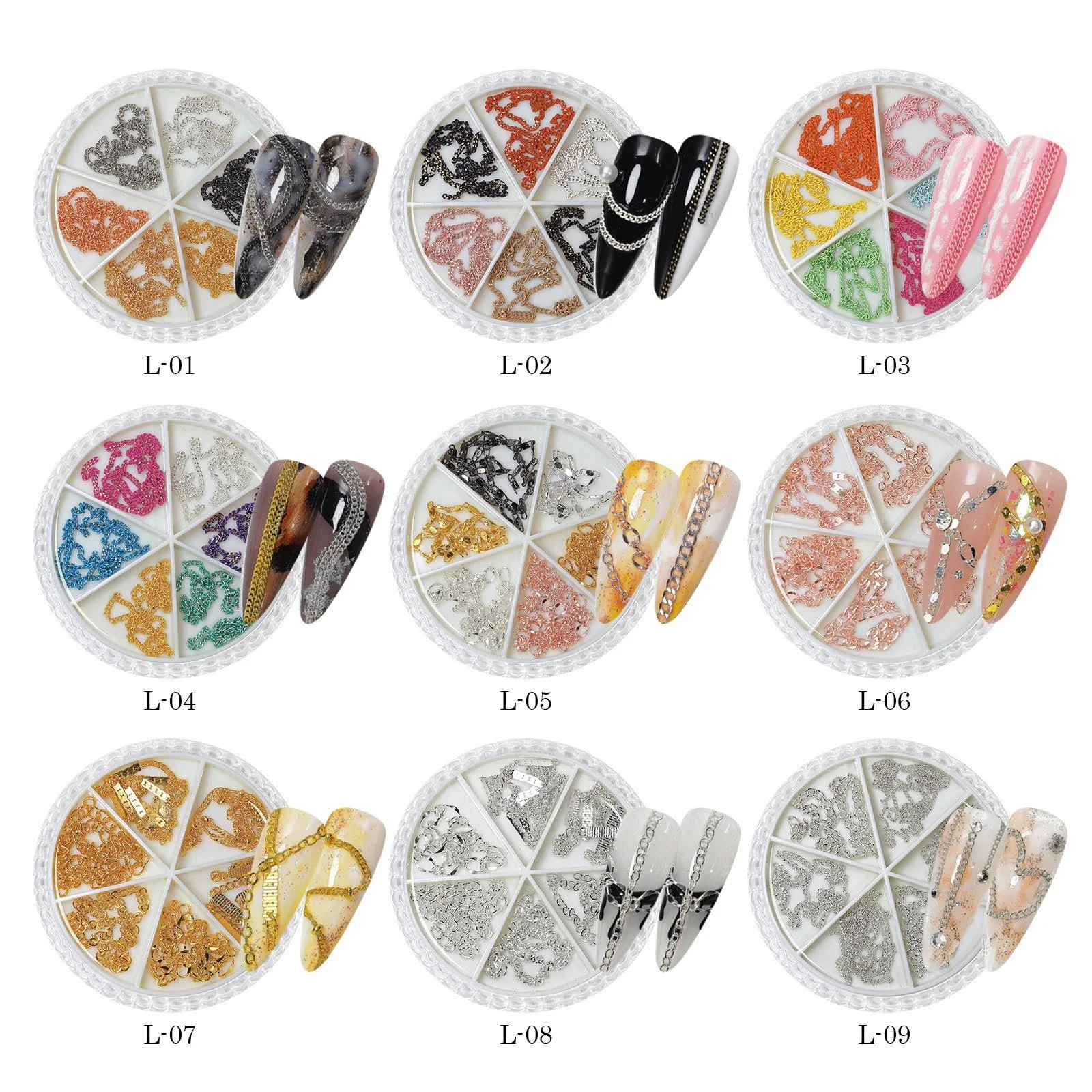 3D Металлическая Цепочка для Декорирования, фото №4