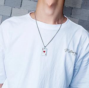 Модний сріблястий ланцюжок унісекс-карта synthetic.ua - Фото 1