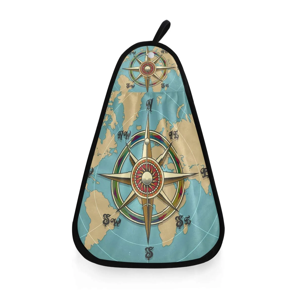 Рушник Nautical Compass World Map поглинаючий швидковисихаючий, фото №1