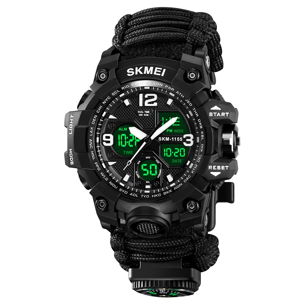 Годинник Skmei 1155B Чорний, фото №2