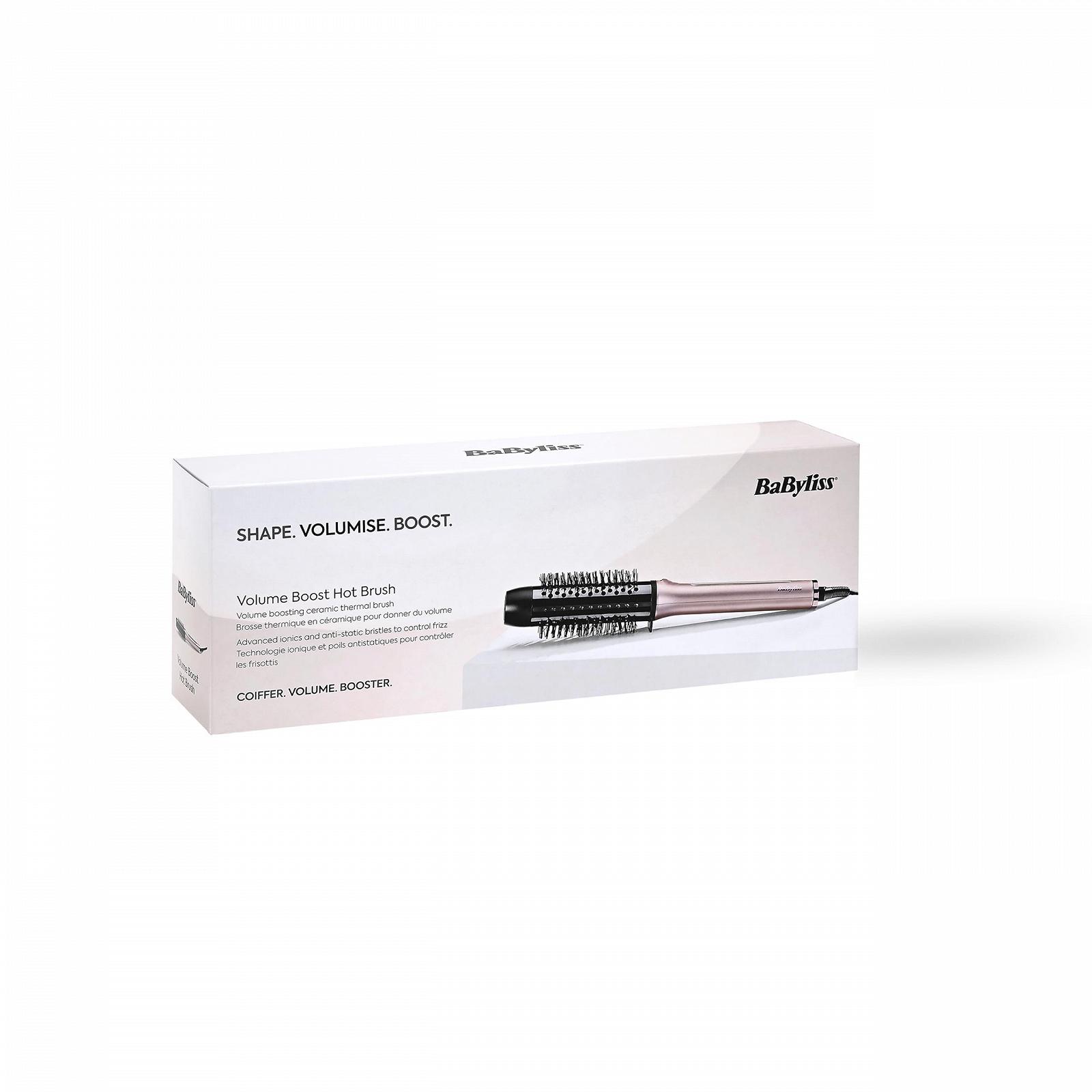 Термощітка BaByliss Volume Boost HSB200E 38 мм NEW 2025 Pink/Black, фото №7 Термощітка BaByliss Volume Boost HSB200E 38 мм NEW 2025 Pink/Black, фото №7