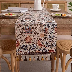 Ранер EAZHOP Country House Style Tassels Jacquard Double Layer 30 x 200 см ціна на synthetic.ua - Фото 1 Ранер EAZHOP Country House Style Tassels Jacquard Double Layer 30 x 200 см synthetic.ua - Фото 1
