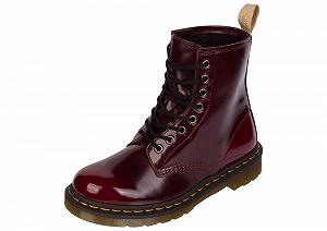 Черевики Dr. Martens 1460 Vegan Cambridge Brush Вишня - Фото 1