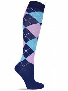 Женские носки для бега, гольфы, дорожные носки, длинные компрессионные носки в клетку 1303, 4/6 пар synthetic.ua - Фото 1