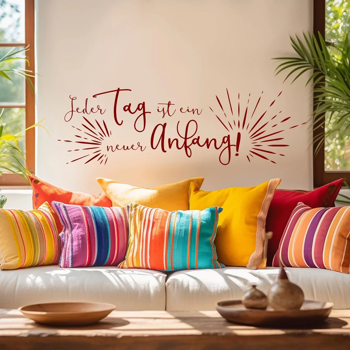 Наклейка для стін tjapalo s-pkm 373 Every Day is a New Beginning 130 x 40 см, фото №3