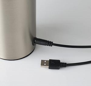 Світлодіодна настільна лампа Northpoint Edison Style 2000 мАг з сенсорним димером Сталь Прозоре скло synthetic.ua - Фото 1