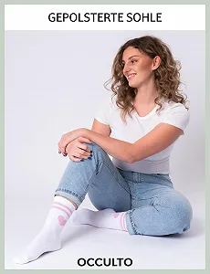 Жіночі шкарпетки для тенісу Occulto Heart, 3 пари (Модель: Venus) synthetic.ua - Фото 1