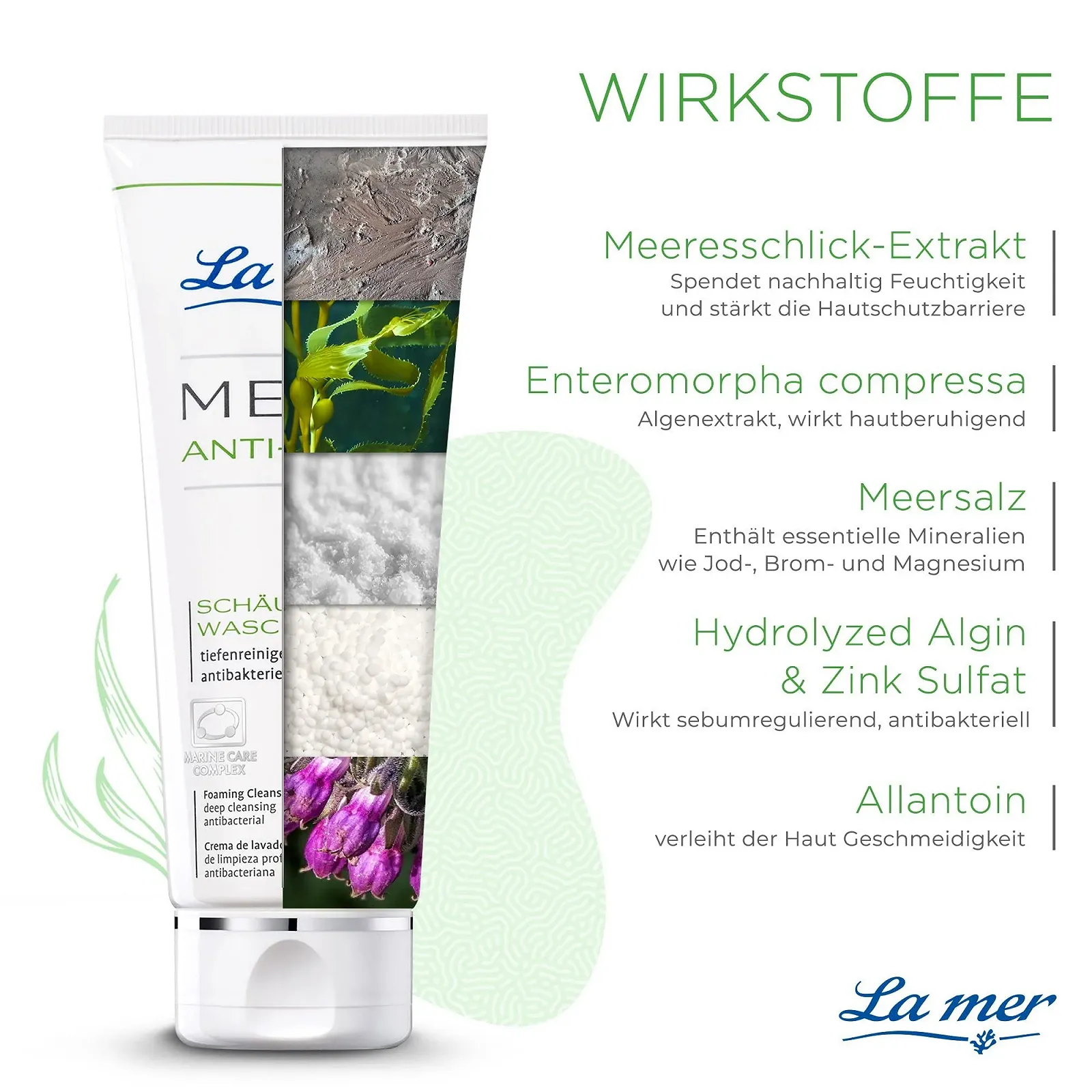 Крем-пінка для вмивання La mer MED+ Anti-Spot М'яке очищення проблемної шкіри, фото №2