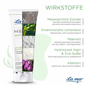 Крем-пенка для умывания La mer MED+ Anti-Spot Мягкое очищение проблемной кожи Освобождает кожу от излишнего блеска Себорегулирующий и антибактериальный Улучшает цвет лица 100 мл synthetic.ua - Фото 1