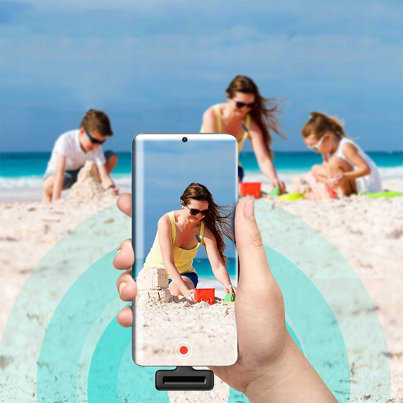 Петличний бездротовий мікрофон Apexel APL-MIC08 USB-C, фото №3