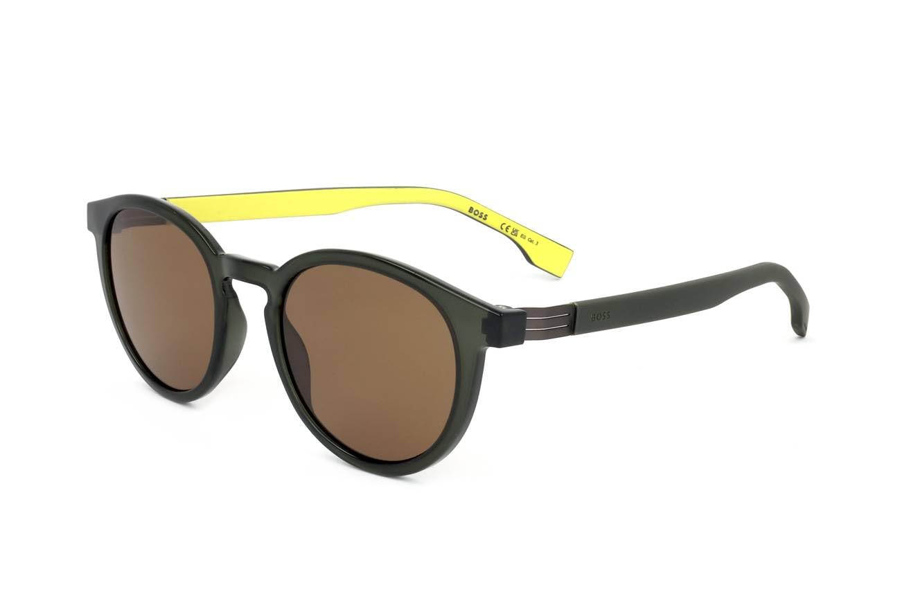 Сонцезахисні окуляри HUGO BOSS 1575/S GP7 Зелений Жовтий, фото №1