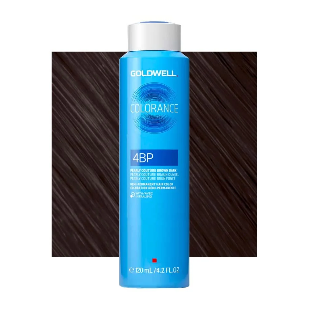Краска GOLDWELL Colorance 4BP Жемчужный Кутюр Коричневый Темный Кан 120 мл, фото №1 Краска GOLDWELL Colorance 4BP Жемчужный Кутюр Коричневый Темный Кан 120 мл, фото №1