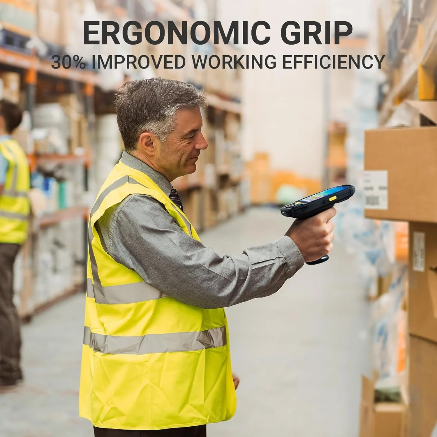 Смартфон cканер штрих-кодів Tera P160 3/32 ГБ 4G 1 SIM Android 10 Чорний, фото №7 Смартфон cканер штрих-кодів Tera P160 3/32 ГБ 4G 1 SIM Android 10 Чорний, фото №7