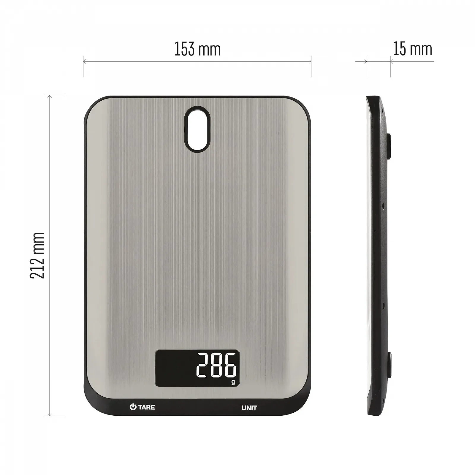 Цифрові кухонні ваги EMOS EV026 10kg Stainless Steel Silver, фото №4 Цифрові кухонні ваги EMOS EV026 10kg Stainless Steel Silver, фото №4